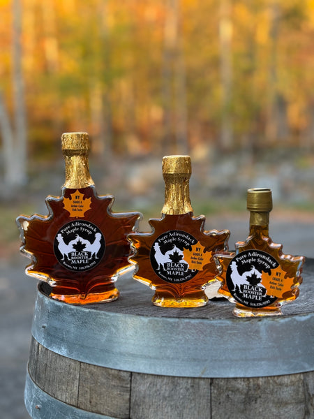 Pure Adirondack Maple Syrup "Maple Leaf" Bottle